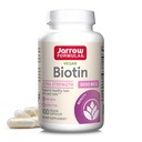 Jarrow Formulas® Biotin Ultra Strength 5000 mcg, Integratore alimentare, Supporto per capelli, pelle e unghie, 100 capsule vegetali, fino a 100 giorni di alimentazione