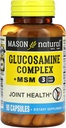 MASON NATURAL Glucosamine Complex Plus MSM con vitamina C - Supporta la salute comune, la flessibilità e la mobilità migliorata, 90 capsule