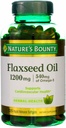 Bounty Flaxseed Oil 1200 mg, Rapid Release Softgels, Naturale, Bianco, 125 Conte, Confezione da 2