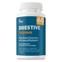 Dr. Tobias Enzimi digestivi con Amylase, Bromelain, Lipasi, Lattasi, Protease, Papain & More, Supplemento di digestione con 18 enzimi per la digestione e la salute del fegato, 60 capsule, 30 Serve