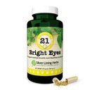 Silver Lining Herbs 21 Bright Eyes - Supporta la salute dell'occhio del cane - mantiene livelli minerali normali per gli occhi del cane - erbe naturali che sostengono la salute dell'occhio della canina a lungo termine - 90 capsule