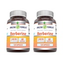 Incredibile Formulas Berberine 1000mg Per Serving Capsule Supplemento | Non OGM | Gluten Free | Made in USA (120 | 2 Pack)