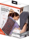 Calore riscaldante riscaldante riscaldante riscaldante ponderato da Sharper Image- ponderato Pad riscaldante elettrico con vibrazioni di massaggio, 9 Impostazioni- 3 Calore, 6 Massaggio- 18 Combinazioni rilassanti, 12” x 24”, 4 lbs