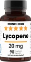 MONOHERB Licopene 20 mg per capsula - 90 capsule di veg