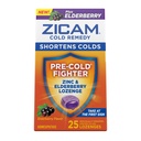 Zicam Cold Remedy Zinc Lozenges, Elderberry Flavor, Omeopatico, Soothes Sore Throat and Coughs, Cold Shortening Medicine, Shortens Cold Duration, 25 Count