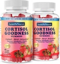 2 Pacchetti Cortisol Supplementi per ormone Harmony, 17-in-1 Cortisol Gummies per donne & uomini Riduttore Cortisol con Ashwagandha, Rhodiola Rosea, Santo Basilio, Valerian for Stress Relief & Cortisol Balance