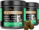 Probiotici per cani | Integratore probiotico per cani all-Natural con enzimi, prebiotici, zucca | Promuovere la salute digestiva, Migliorare l'allergia e l'immunità, 180 Conteggio (Pacchetto di 2 x 90 ct)