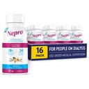 Nepro Nutrition Shake for People on Dialysis, 19g Protein, 420 Calories, Vanilla, 8 fl oz, Confezione da 16