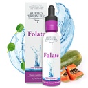 Buried Treasure Folate Drops - Methylated B-9 (Calcium L-5 Methyltetrahydrofolate), Supporta la produzione di energia, la salute del cuore e la gravidanza, supplemento 5MTHF Vegan Safe, 120 Servings