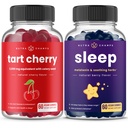 NutraChamps Tart Cherry & Sleep Gummies Bundle | Supporto muscolare e sonno completo