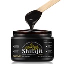 800 Mg Himalajit Resina Shilajit, Shilajit Pure Himalayan Organic, Pure Shilajit con acido Humico, Acido Fulvico & 85+ Trace Minerals Complex, Supplemento Gel per l'energia e il supporto immunitario, Uomini & donne, 60g