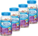 Vantaggio digestivo Bambini Natural Fruit Flavors Gummies Probiotici per bambini Bloating Occassionale, Minor Abdominal Discomfort & Gut Health, 60 Conte Gummies (4 Pack)