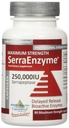 Serra Enzyme Serrapeptase Supplemento - Lunghe chiare e Sinuses, Proteolitico, Detergente Digestivo | 250.000 IU - Forza massima | 90 Capsule