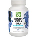 Solamente naturale Pet Brewer's Yeast & Garlic Chewables - All-Natural Flea & Tick Prevenzione per cani - Fortificata con B Vitamine - Promuove la pelle sana & Coat - 300 Conte Tablet