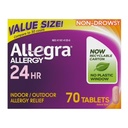 Allegra Adulto 24 ore Allergy Tablet, 180Mg, Avviso Rilievo in 1 ora, (70 Conte )