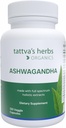Tattva's Herbs Organic Ashwagandha Capsule Supplemento, 2 mesi di alimentazione, 120 capsule vegetali