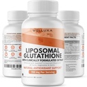 Glutathione Liposomal (Setria® 700 mg) - Glutathione - Integratore Glutathione - Forma attiva Glutathione Pure - Assorbimento potenziato - Non OGM Antiossidante, Detox, Cardiovascolare, Salute Immune (60 ct)