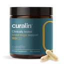 Curalin Blood Sugar Complex Supplemento | 9 erbe naturali, cannella, curcuma, Gymnema Sylvestre, Bitter Melon | Support Balanced Sugar, Metabolismo & Energy, Curb Cravings | 180 capsule