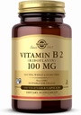 Solgar Vitamina B2 (Riboflavin) 100mg - 100 Capsule Vegetali - Non OGM, Vegan, Gluten Free, Dairy Free, Kosher - 100 Serve