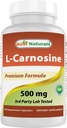 Best Naturals L-Carnosine 500 mg 100 Vcaps (100 conteggio)