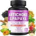 Capsule di carciofo con carciofo, papaya, pectina di mele e altro ancora - 90 capsule per 3 mesi di fornitura