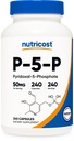 Nutricost P5P Vitamina B6 Supplemento 50mg, 240 capsule (Pyridoxal-5-Phosphate) - Per vegetariani, Non OGM, Senza glutine