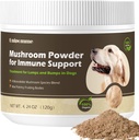 Protezione del cane per Lumps & Bumps Supplemento - Tail polvere di funghi per cani Lipoma Trattamento - Buddy Immune Support & More Energy with Lion's Mane, Chaga, Reishi, Shiitake Mushrooms-02