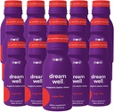 Più Labs Dream Well Holistic Sleep Shot Drink 15 Pack | Non-Habit Forming | Lemon Balm, Melatonin e Glycine | Sleep Support Solution