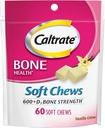 Caltrate Calcium & Vitamina D Soft Chews Vanilla Creme 60 Ciascuno (Pack of 2)