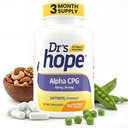 Alpha GPC 500mg, Alpha GPC Supplement - Supporta memoria e funzione cognitiva - 180 capsule vegetali, Made in The USA