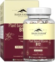 Vitamina B12 a base vegetale per gli uomini e le donne | Formulazione organica per vegetariani e vegani per sostenere il sistema nervoso e la funzione del cervello, Caplet