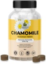 Stupefacente Botanical Estratto di camomilla Organico compresse - Matricaria Chamomilla Plant-Based Supplement - 10x Extract 2000 MG Every - Promuove il relax - 30 compresse