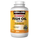 Kirkland Signature Fish Oil 1000 mg, 400 Softgels (2 Confezione)
