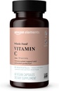 Elementi - Vitamina C Intera Alimentare, 95% Tutta la Fonte Alimentare, Dietetica e altri ingredienti derivati da cibi integrali, ingredienti non OGM verificati, vegan certificati e senza glutine, 60 capsule