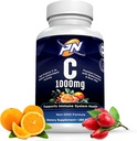 C 1000mg - Alta Potenza Vitamina C con Bioflavonoidi e Rose Hips per il supporto del sistema immunitario – 250 capsule