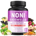 Noni Capsule con Boswellia, White Willow Bark, Turmeric, Ginger Root e altro - 90 Capsule per 3 Mesi di Alimentazione