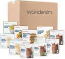 Wonderslim 2 settimana di perdita di peso kit – 70 pronto per mangiare cibo dieta per la perdita di peso, pasti preconfezionati & snack per uomini e donne, con struttura integrata per il successo a lungo termine
