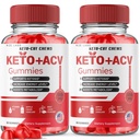 (2 Pack) Keto-Cut Chews ACV Gummies - Keto-Cut Chews Premium Keto ACV per la perdita di peso avanzata, Keto + ACV Gummy, Keto Cut Chews Maximum Strength Supplement, KetoCut Chews Recensioni (120 Gummies)