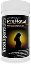 Intelligent Labs Multivitamina Prenatale femminile, 25 Vitamine e Minerali di Gravidanza Essenziale, con Folato Attivato 5-MTHF, attivo B12 e B6, Easy-to-Take, alimentazione 2 mesi