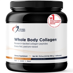 Progetti per la salute intero collagene del corpo polvere - Peptidi di collagene idrolizzato polvere per la pelle, Joint + Bone Salute - Fortigel, Fortibone & Verisol Collagen per le donne e gli uomini, non aromaed (30 Serve)