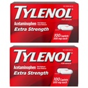 Capelli del riduttore del dolore e del riduttore della febbre di Tylenol, 500 mg di acetaminofene, pillole di sollievo del dolore per mal di testa, Backache, Toothache e minore artrite sollievo del dolore, 200 Conte
