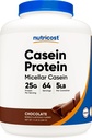 Nutricost Casein Protein Powder 5lb Chocolate - Caseina Micellare, Senza Glutine, Non OGM