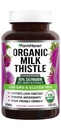FarmHaven USDA Organic Milk Thistle Capsule | 30X Concentrated Seed Extract & 80% Silymarin Standardized - Supporta la funzione del fegato e la salute generale | Non OGM | 120 capsule vegane