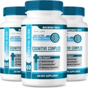 rize labs - Capsule Cognitive Complex – Daily Focus & Clarity Formula con una miscela bilanciata per l'alertness, il supporto della memoria e Everyday Wellness | Pillole facili da portare per adulti (180 capsule)