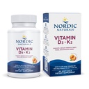 Vitamina D3 + K2, Gusto Arancione - 60 Gel Morbidi - Supporto Sinergico per Bones, Funzione Immune & Calcium Balance - Non-GMO - 60 Serve
