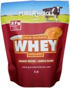 Polvere di proteine dell'isolato del burro di arachidi a scelta pura, proteine 28g e grassi bassi, migliori Whey filtrato a freddo e non denaturato, nessun filler o dolcificanti artificiali (Peanut Better, 2 lb)