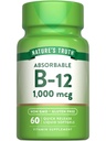 Vitamina di Verità della Natura B12 | 1000 mcg | 60 Softgels | Non OGM & Gluten