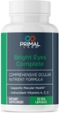 Salute Primale Occhi luminosi Completo - Salute Oculare e Maculare - Visione chiara - Lutein & Zeaxanthin Formula - Occhio sano - Allevia Strain occhio da luce blu - Integratore alimentare - 30 capsule