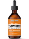 Estratto di curcumina erboristica liquida ultra6 con pepe nero - gocce erboriche con bioperina - Integratori facili da asporto Made in Italy (60ml)