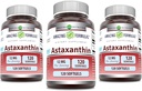 Incredibile Formulas Astaxanthin 12mg Softgels Supplement | Non OGM | Gluten Free (120 Count | 3 Pack)